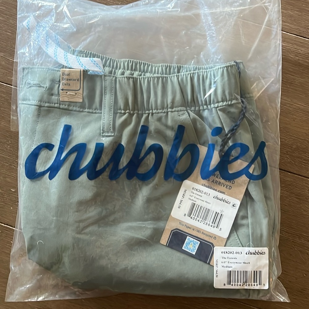 Chubbies Everywear - Performance Short, The Forests, 6”, NWT